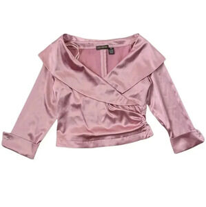 Harris/Wallace rose pink crop crossover too